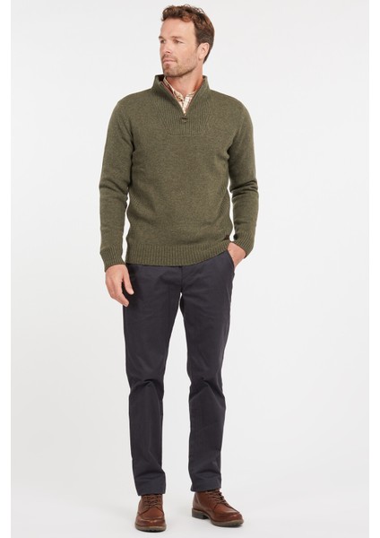 Pullover Nelson Yarım Fermuar Kazak GN73 Seaweed modelleri