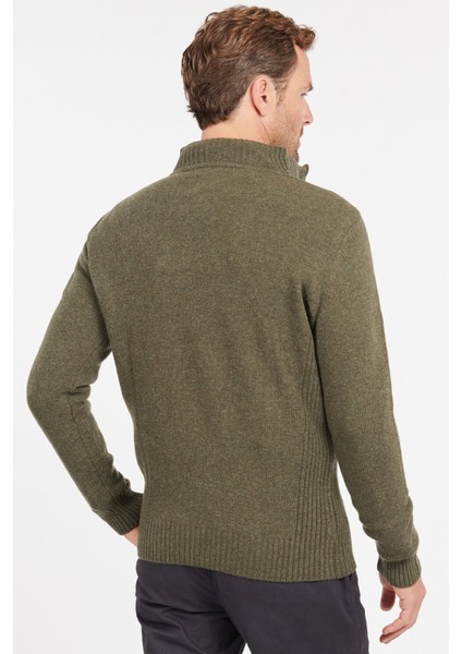 Pullover Nelson Yarım Fermuar Kazak GN73 Seaweed indirimleri