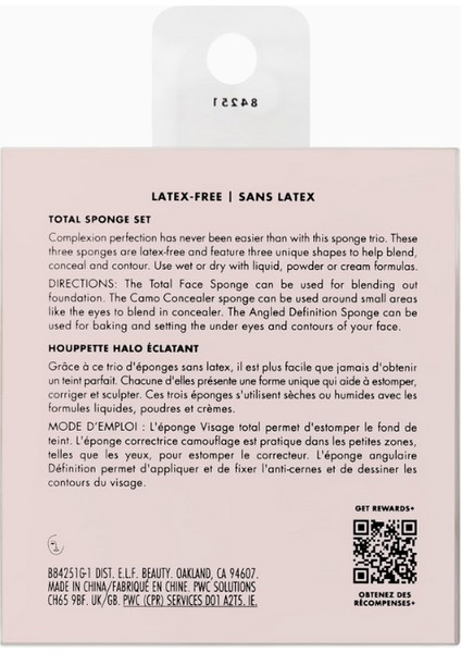 Komple Çok Amaçlı Makyaj Sünger Seti Vegan