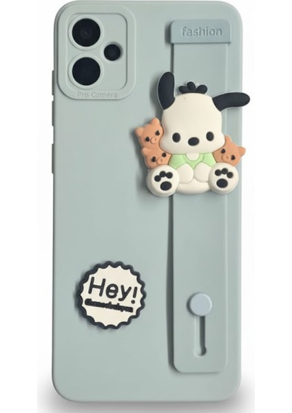 Samsung Galaxy A05 Uyumlu Kılıf Mavi Renk 3D Figürlü Darbe Emici Yumuşak Silikon Kapak fırsatları