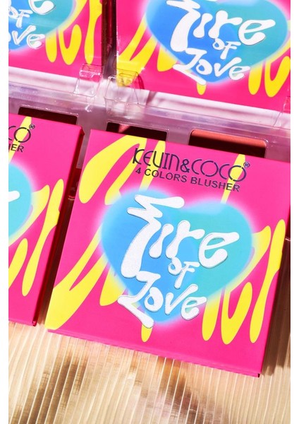 4’lü Fire Of Love Profesyonel Allık Paleti indirimleri