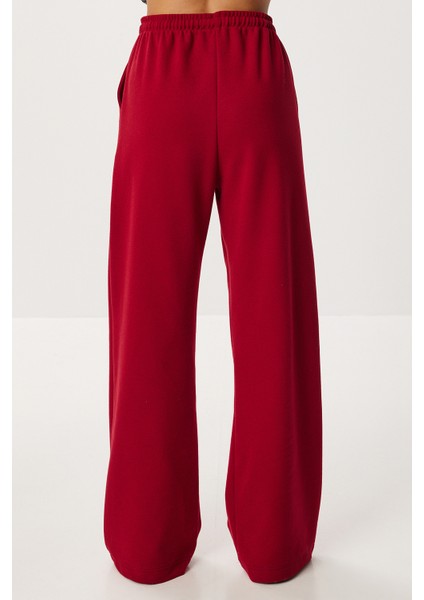 Çok Yumuşak Dokulu Selanik Eşofman Altı LUB0063 Vişne indirimleri