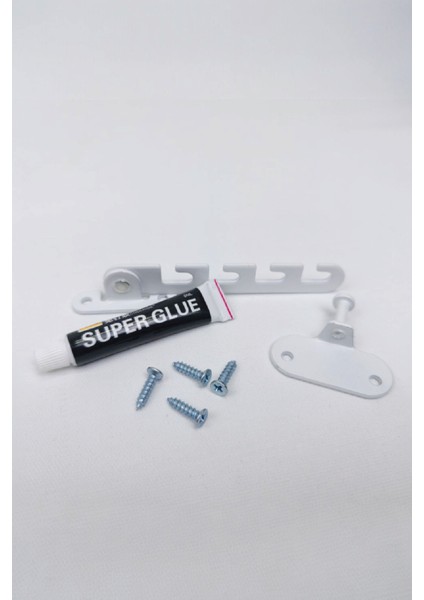 Küçük Cam Kilidi (Beyaz)