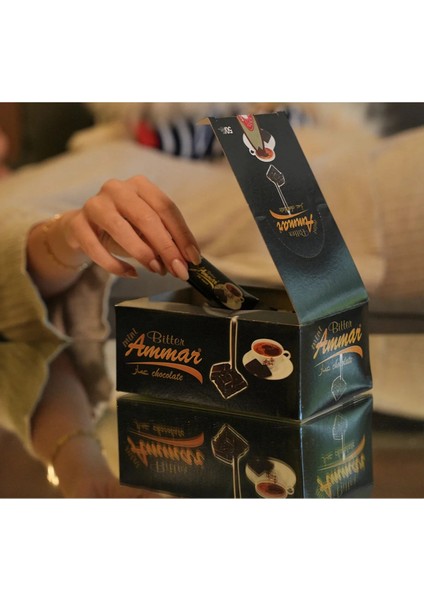 Bitter Çikolata %25 Kakao'lu, Glutensiz, '4.2 Kg' (12 Kutu = 600 Adet) Kahve Yanı, Ikramlık modelleri