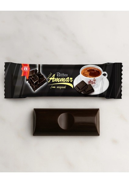 Bitter Çikolata %25 Kakao'lu, Glutensiz, '4.2 Kg' (12 Kutu = 600 Adet) Kahve Yanı, Ikramlık indirimleri