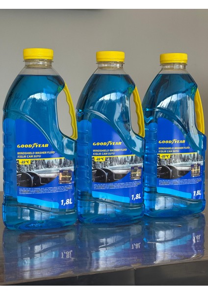 Kışlık Antifrizli Cam Suyu 3 Adet 1,8 X3 Litre -22 Derece