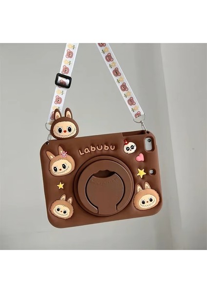 Apple iPad 11.nesil A16 11INÇ/10.NESIL 10.9inç Kılıf Cute Dolls Standlı Eğlenceli 3D Karekterli Çocuk Kılıfı fiyatları