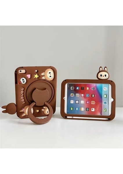 Apple iPad 11.nesil A16 11INÇ/10.NESIL 10.9inç Kılıf Cute Dolls Standlı Eğlenceli 3D Karekterli Çocuk Kılıfı indirimleri