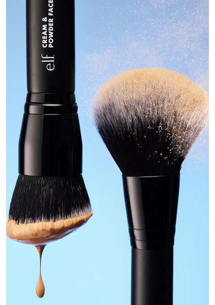 Çift Uçlu Krem ve Pudra Makyaj Fırçası Vegan fiyatları