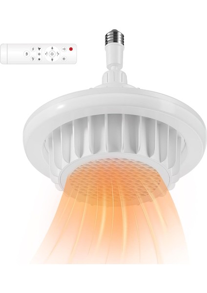 LED Lamba Isıtıcı Soba 600W Kumandalı Tasarruflu Isıtıcı Zaman Ayarlı 3 Renk Aydınlatma fırsatları