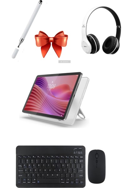 M10 4 gb 128 gb 10.1 Tablet+Kılıf+Klavye+Mouse+Kalem+Kulaklık