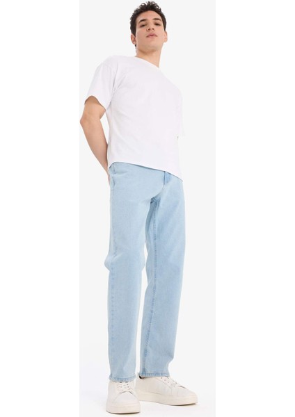 Sergio Regular Fit Normal Kalıp Normal Bel Boru Paça Jean Pantolon E1936AX25SP