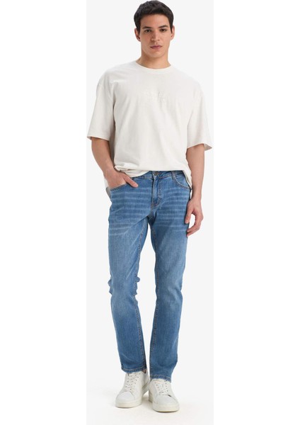 Carlo Skinny Fit Ekstra Dar Kalıp Normal Bel Ekstra Dar Paça Jean Pantolon E2743AX25SP