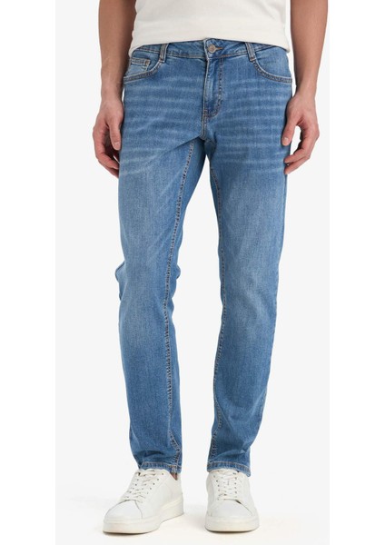 Carlo Skinny Fit Ekstra Dar Kalıp Normal Bel Ekstra Dar Paça Jean Pantolon E2743AX25SP