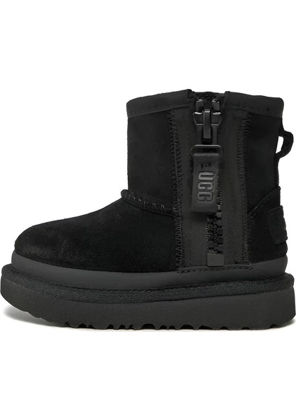 Mini Fermuarlı Logo Çocuk Botu – Siyah fiyatları