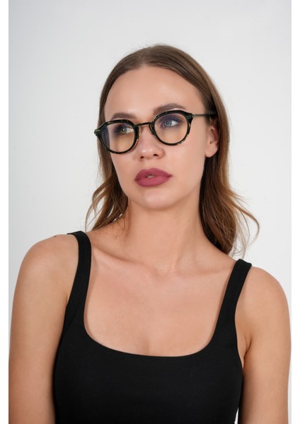 264 Green 58 Olivier Philippe Mavi Işık Koruyucu Gözlük