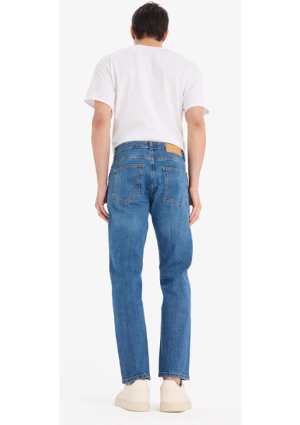 Sergio Regular Fit Normal Kalıp Normal Bel Boru Paça Jean Pantolon A6948AX25SP