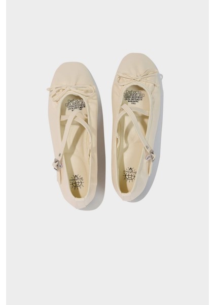 Kadın Düz Taban Suni Deri Babet E2405AX25SM