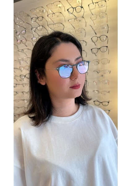 MY012 C03 47 Olivier Philippe Mavi Işık Koruyucu Gözlük