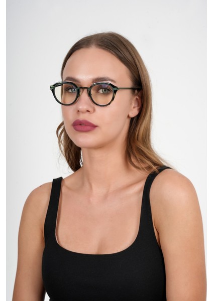 264 Green 58 Olivier Philippe Mavi Işık Koruyucu Gözlük