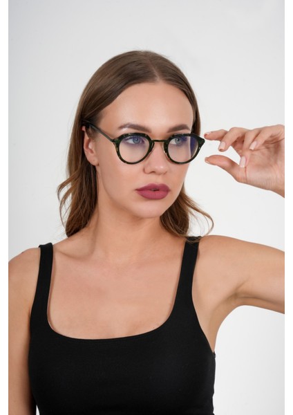 264 Green 58 Olivier Philippe Mavi Işık Koruyucu Gözlük