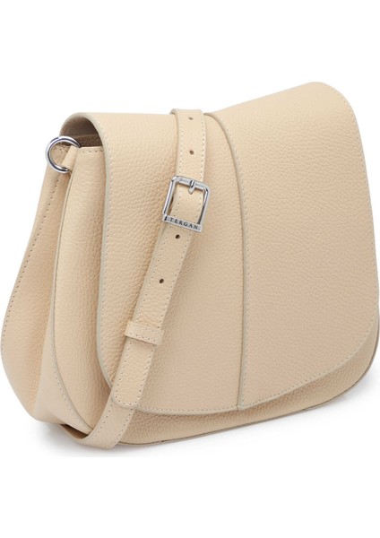 Krem Hakiki Deri Kadın Çapraz Askılı Çanta - S25K1BC80241-N30 fiyatları