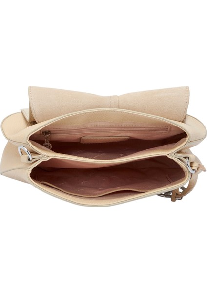 Krem Hakiki Deri Kadın Çapraz Askılı Çanta - S25K1BC80241-N30 fırsatları