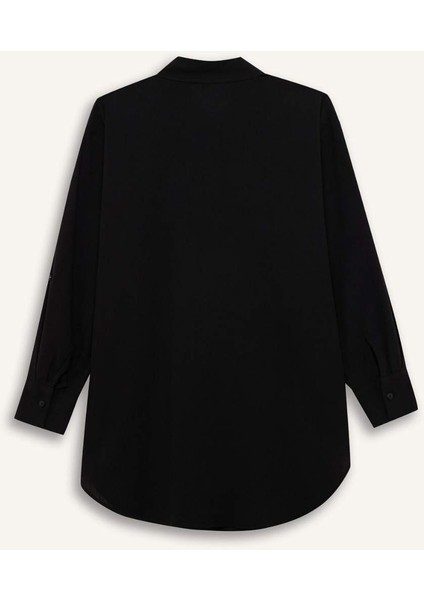 Regular Fit Pamuklu Plaj Gömleği-Fall in Love