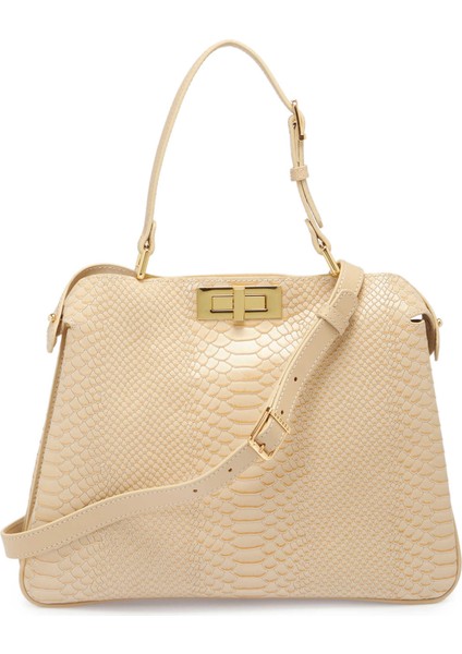 Bej Hakiki Deri Kadın El Çantası - S25K1BC80444-F0K modelleri