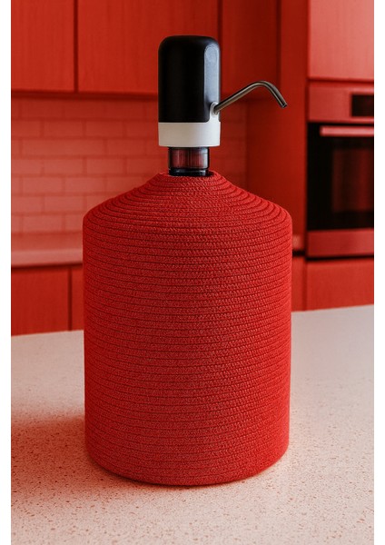 Jüt Hasır Görünümlü Damcana Kılıfı, Şık ve Doğal Su Sebili Örtüsü modelleri