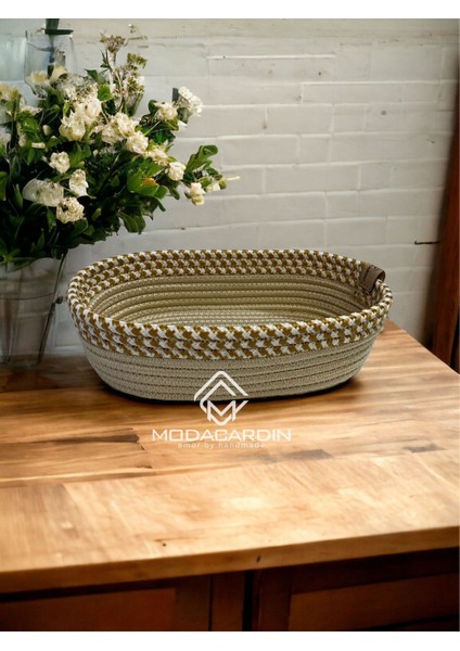 Jüt Hasır Sepet Çift Renk Organizer Ekmek Meyve Sepeti indirimleri