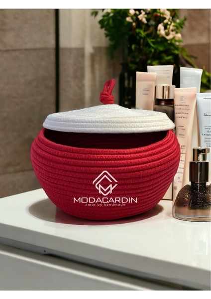 Jüt Hasır Sepet Kapaklı Organizer fiyatları