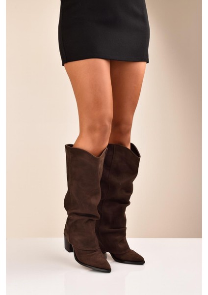 Kadın Körüklü Kalın Topuklu Kovboy Çizme fiyatları