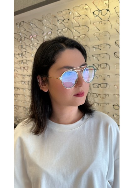 MY10 C1 52 Olivier Philippe Mavi Işık Koruyucu Gözlük