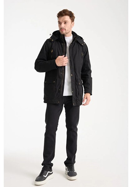 Erkek Siyah Gabardin Su Geçirmez Kaban fiyatları