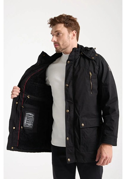 Erkek Siyah Gabardin Su Geçirmez Kaban modelleri