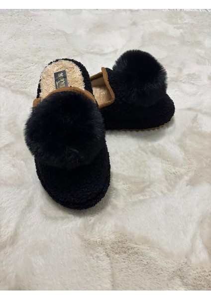 Ponponlu Kadın Terliği modelleri