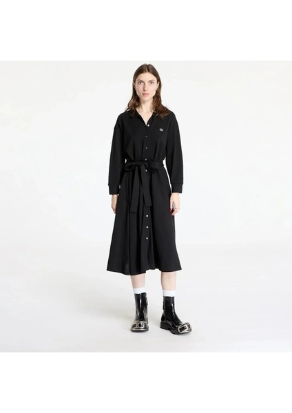 Relaxed Fit Piqué Polo Dress