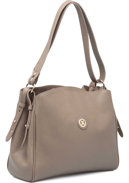 Bej Hakiki Deri Kadın Omuz Çantası - S25K1BC79450-B73 fiyatları