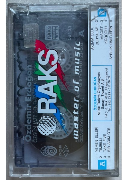 Özdemir Erdoğan Özgün Jazz Denemeleri Kaset (Jelatininde Sıfır Orijinal Dönem Baskı Kaset) fiyatları