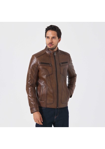 Taba Hakiki Deri Erkek Hakiki Deri Mont - E25KDM310601-R46 fırsatları