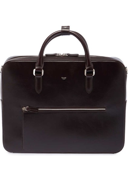 Kahve Hakiki Deri Erkek Evrak Çantası - S1EV00021466-A98