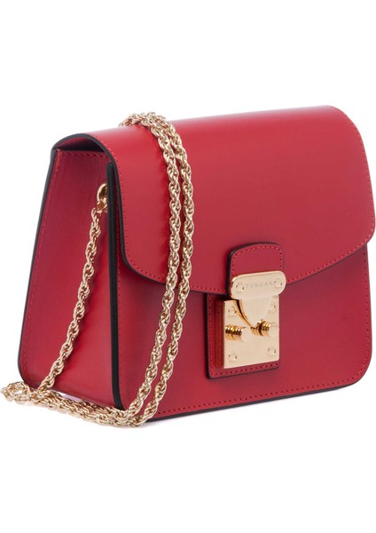 Kırmızı Hakiki Deri Kadın Çapraz Askılı Çanta - S25K1BC78972-H4B fiyatları