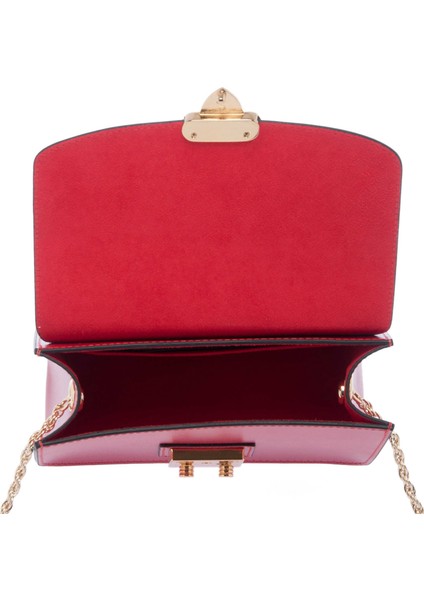 Kırmızı Hakiki Deri Kadın Çapraz Askılı Çanta - S25K1BC78972-H4B fırsatları