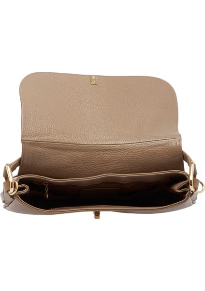 Bej Hakiki Deri Kadın Çapraz Askılı Çanta - S25Y1BC80135-S95 fırsatları