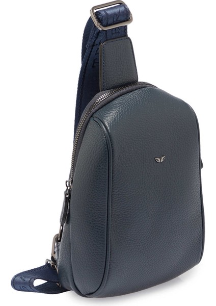 Lacivert Hakiki Deri Unisex Çapraz Askılı Çanta - S1AC00021511-A38 fiyatları
