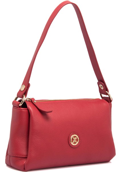 Kırmızı Hakiki Deri Kadın Omuz Çantası - S25Y1BC78734-A86 fiyatları