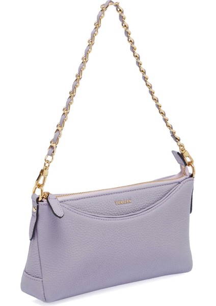 Lila Hakiki Deri Kadın Omuz Çantası - S25K1BC79149-P5M fiyatları