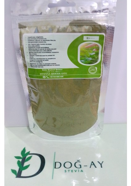 Sıfır Kalori Doğal Şeker Stevia 200 gr Granülyaprak Toz fiyatları