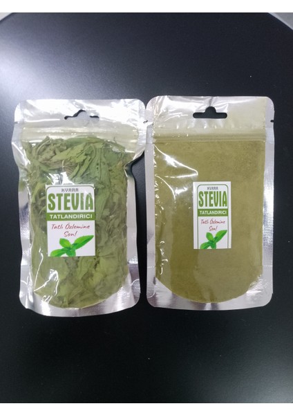 Sıfır Kalori Doğal Şeker Stevia 200 gr Granülyaprak Toz fırsatları